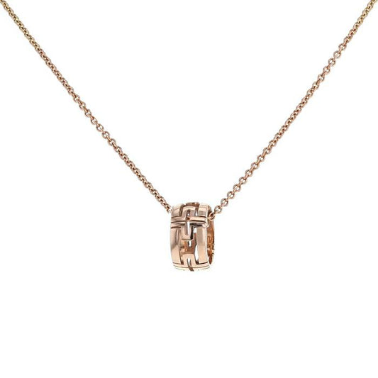 [Vellora Opalyn]PARENTESI NECKLACE PINK GOLD