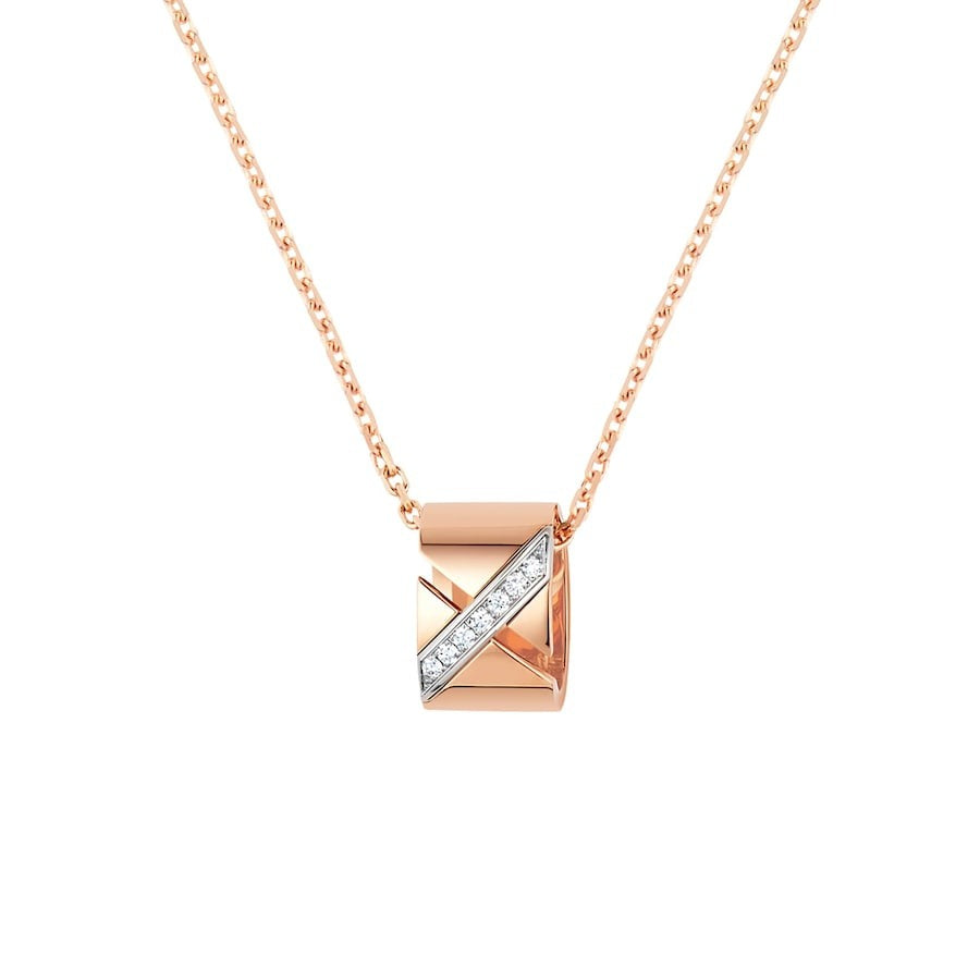 [Vellora Opalyn]LIENS EVIDENCE DIAMOND NECKLACE