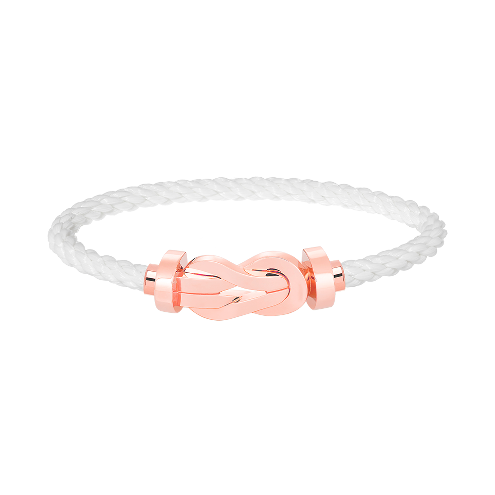 [Vellora Opalyn]CHANCE LARGE 8 FIGURE BUCKLE NO DIAMOND BRACELET ROSE GOLD