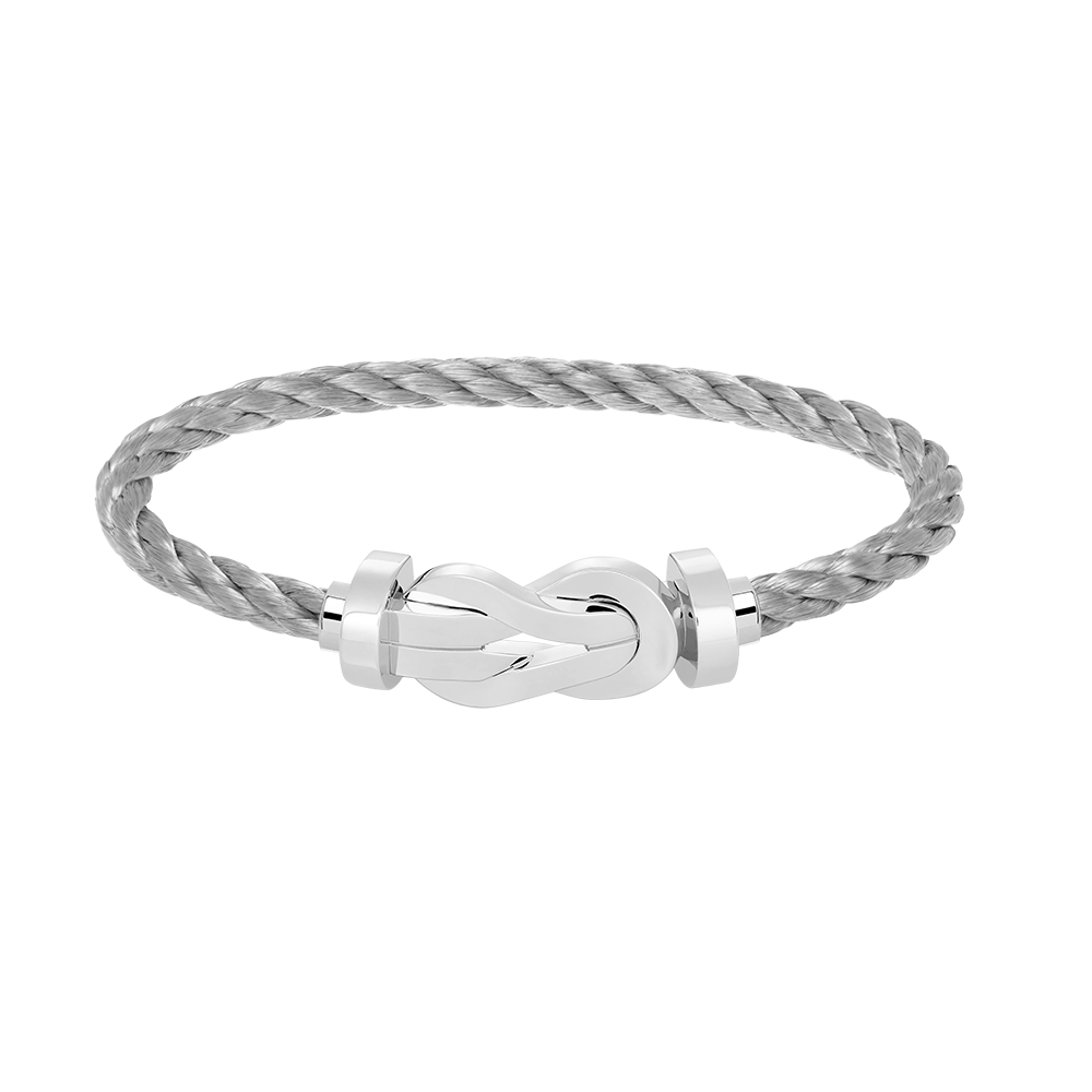 [Vellora Opalyn]CHANCE LARGE 8 FIGURE BUCKLE NO DIAMOND BRACELET SILVER