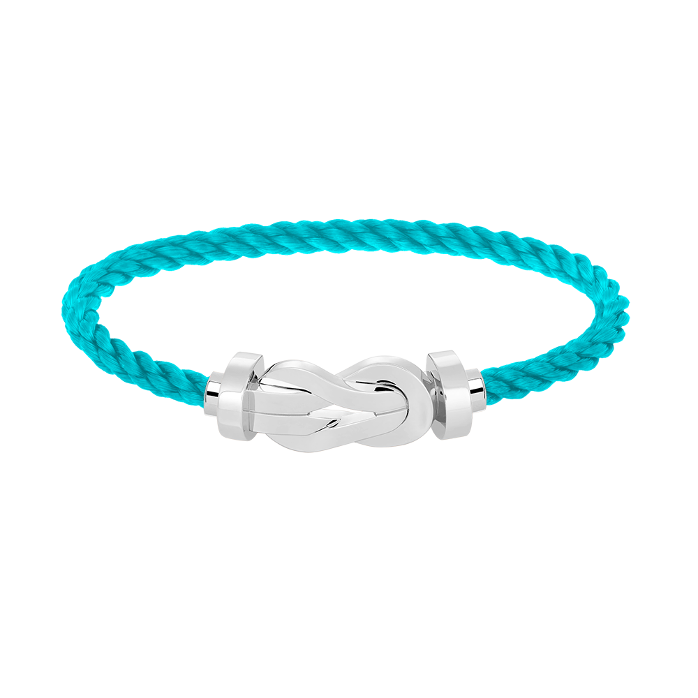 [Vellora Opalyn]CHANCE LARGE 8 FIGURE BUCKLE NO DIAMOND BRACELET SILVER