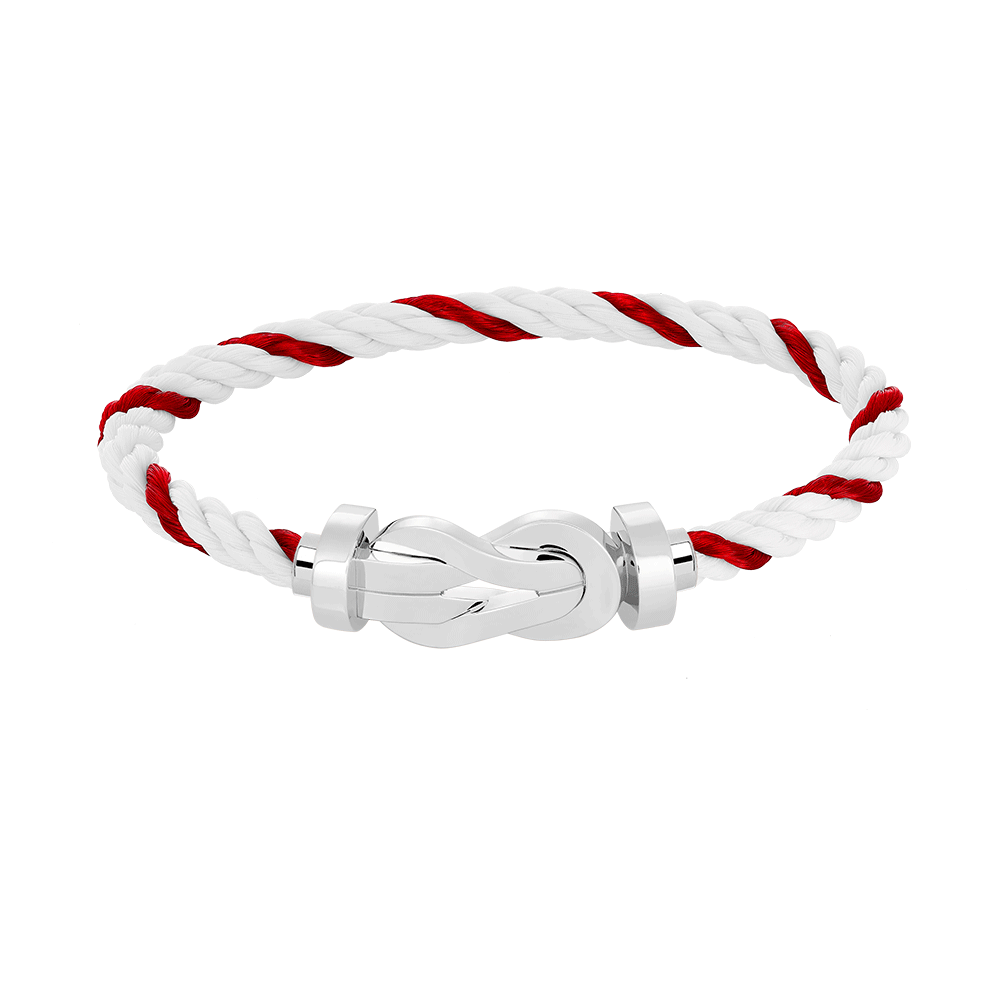 [Vellora Opalyn]CHANCE LARGE 8 FIGURE BUCKLE NO DIAMOND BRACELET SILVER