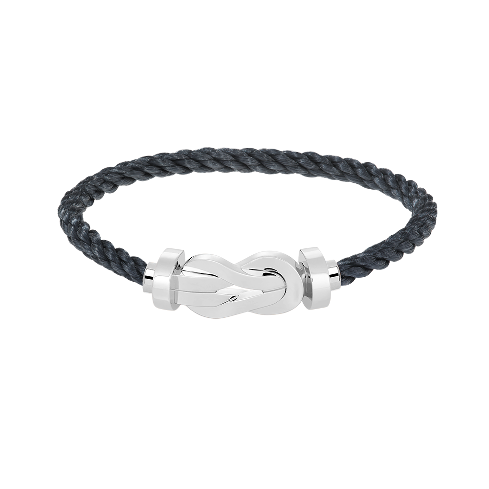 [Vellora Opalyn]CHANCE LARGE 8 FIGURE BUCKLE NO DIAMOND BRACELET SILVER