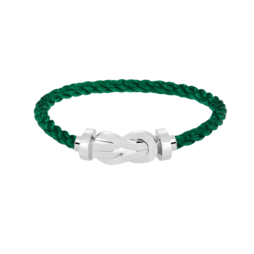 [Vellora Opalyn]CHANCE LARGE 8 FIGURE BUCKLE NO DIAMOND BRACELET SILVER