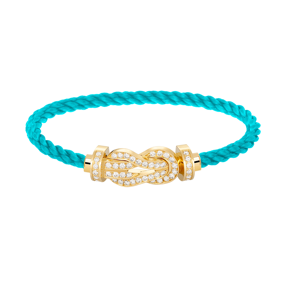 [Vellora Opalyn]CHANCE LARGE 8 FIGURE BUCKLE FULLDIAMOND BRACELET GOLD
