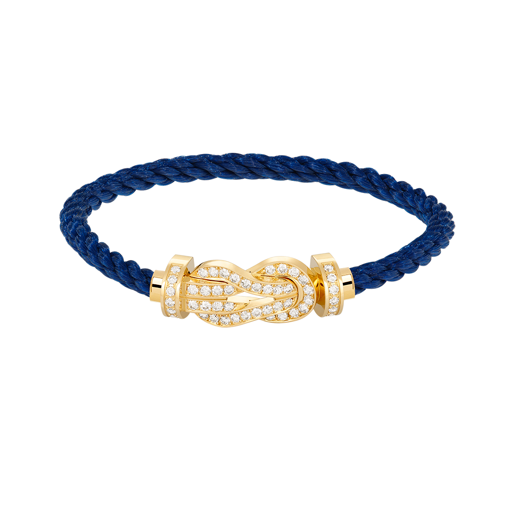 [Vellora Opalyn]CHANCE LARGE 8 FIGURE BUCKLE FULLDIAMOND BRACELET GOLD