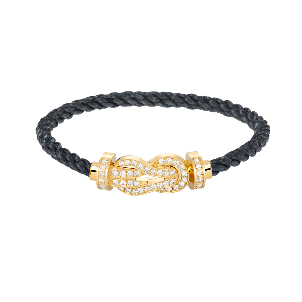 [Vellora Opalyn]CHANCE LARGE 8 FIGURE BUCKLE FULLDIAMOND BRACELET GOLD