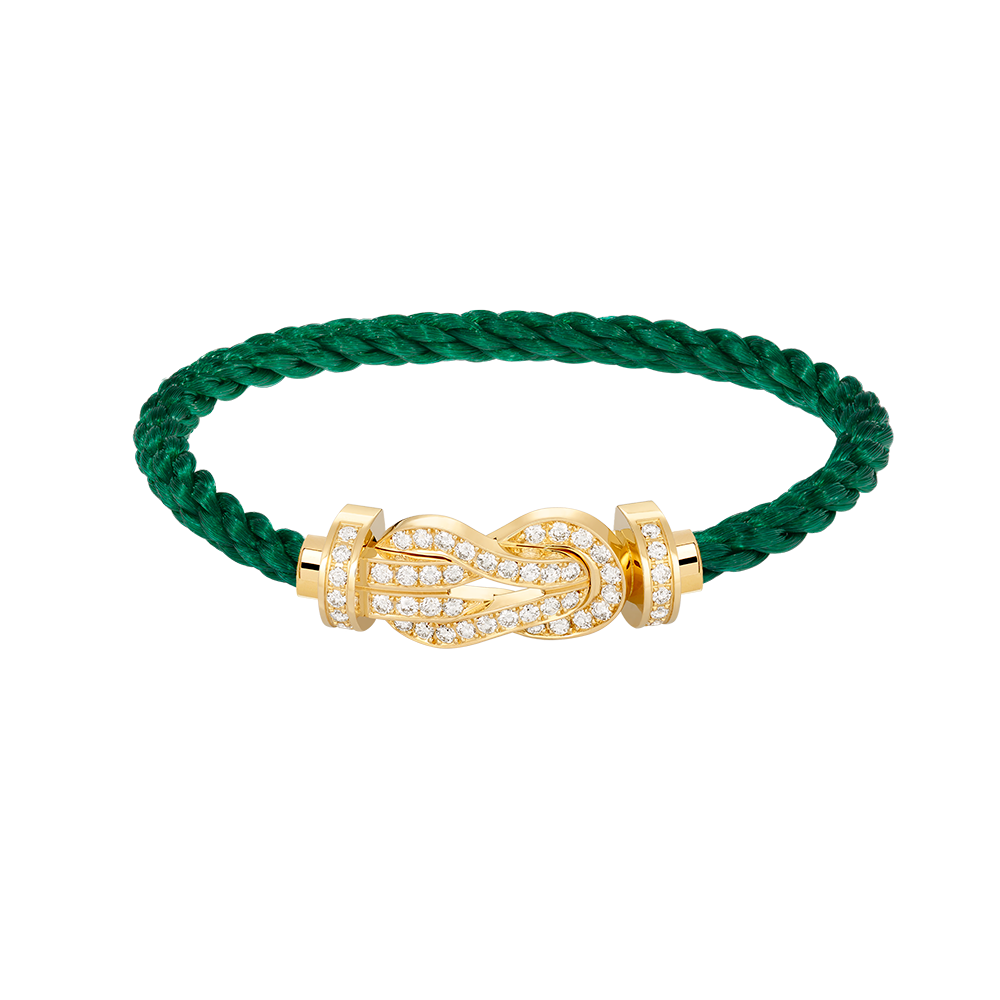 [Vellora Opalyn]CHANCE LARGE 8 FIGURE BUCKLE FULLDIAMOND BRACELET GOLD
