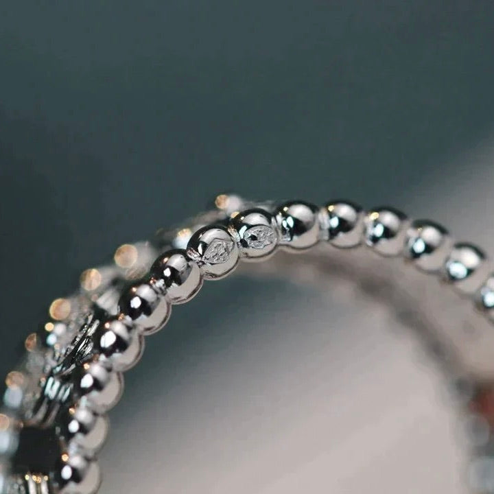[Vellora Opalyn]CLOVER KALEIDOSCOPE RING 10MM
