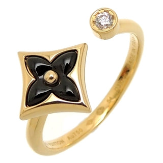 [Vellora Opalyn]STAR 1 DIAMOND OPEN RING