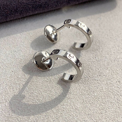 [Vellora Opalyn]LOVE EARRINGS 2.65MM SILVER