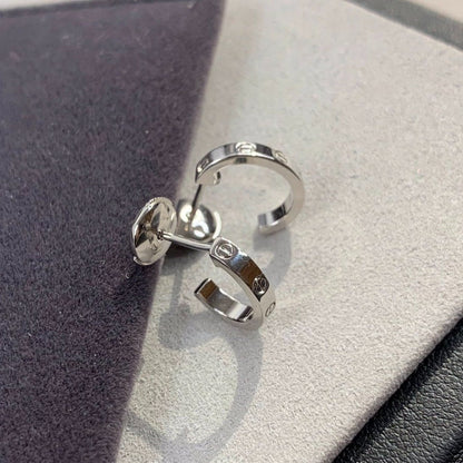 [Vellora Opalyn]LOVE EARRINGS 2.65MM SILVER