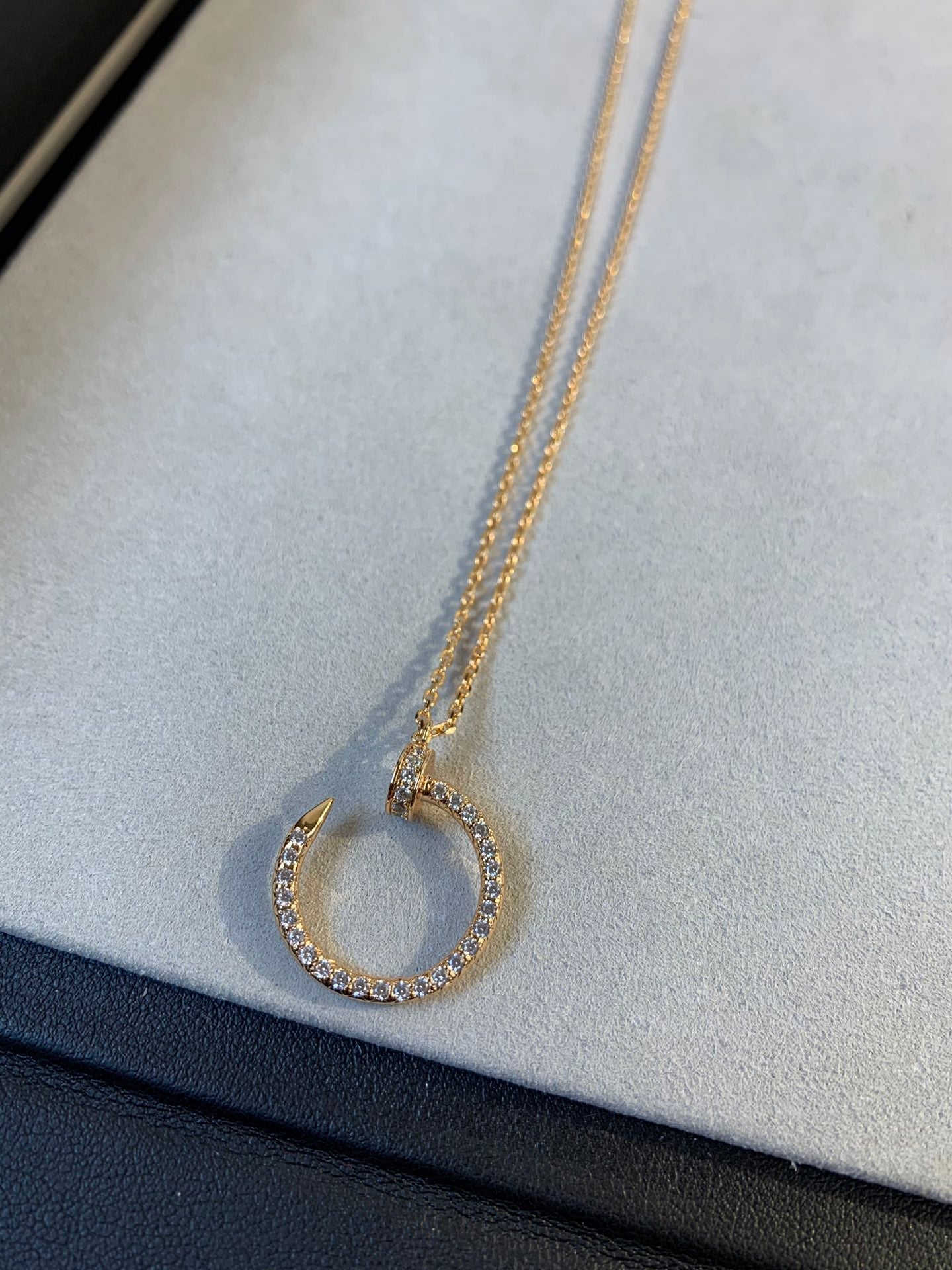 [Vellora Opalyn]JUSTE NECKLACE PINK GOLD DIAMONDS