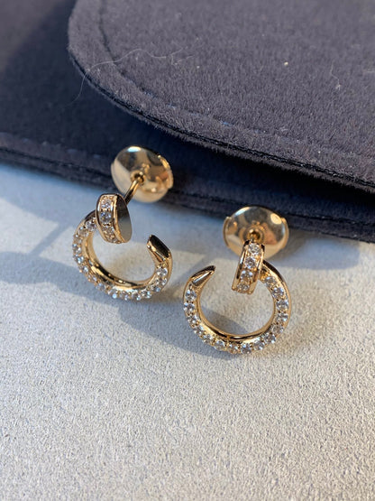 [Vellora Opalyn]JUSTE EARRINGS GOLD DIAMONDS