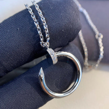 [Vellora Opalyn]JUSTE NECKLACE SILVER