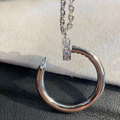 [Vellora Opalyn]JUSTE NECKLACE SILVER