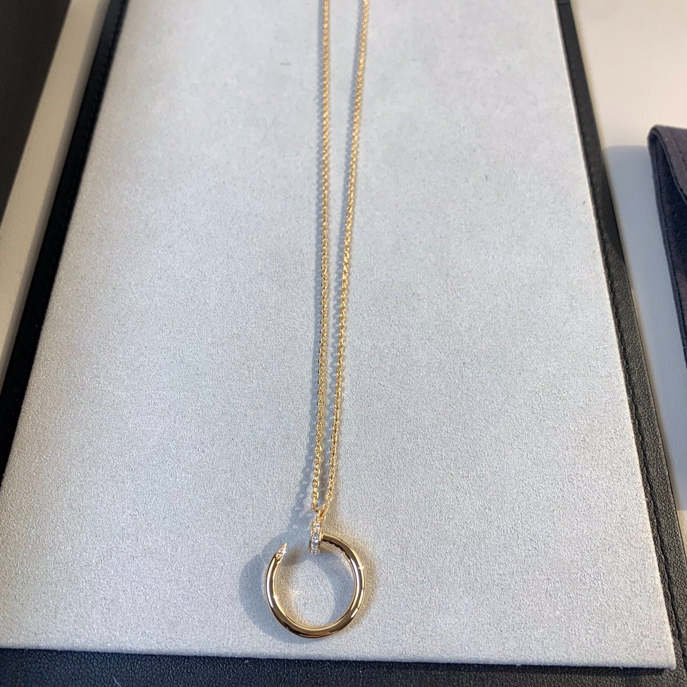 [Vellora Opalyn]JUSTE NECKLACE PINK GOLD