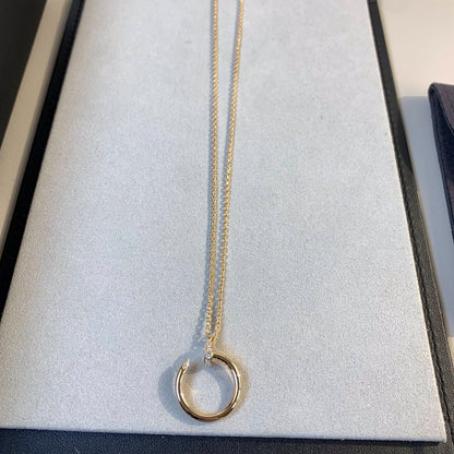 [Vellora Opalyn]JUSTE NECKLACE PINK GOLD