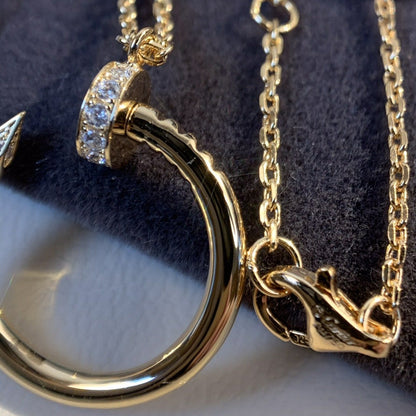 [Vellora Opalyn]JUSTE NECKLACE PINK GOLD