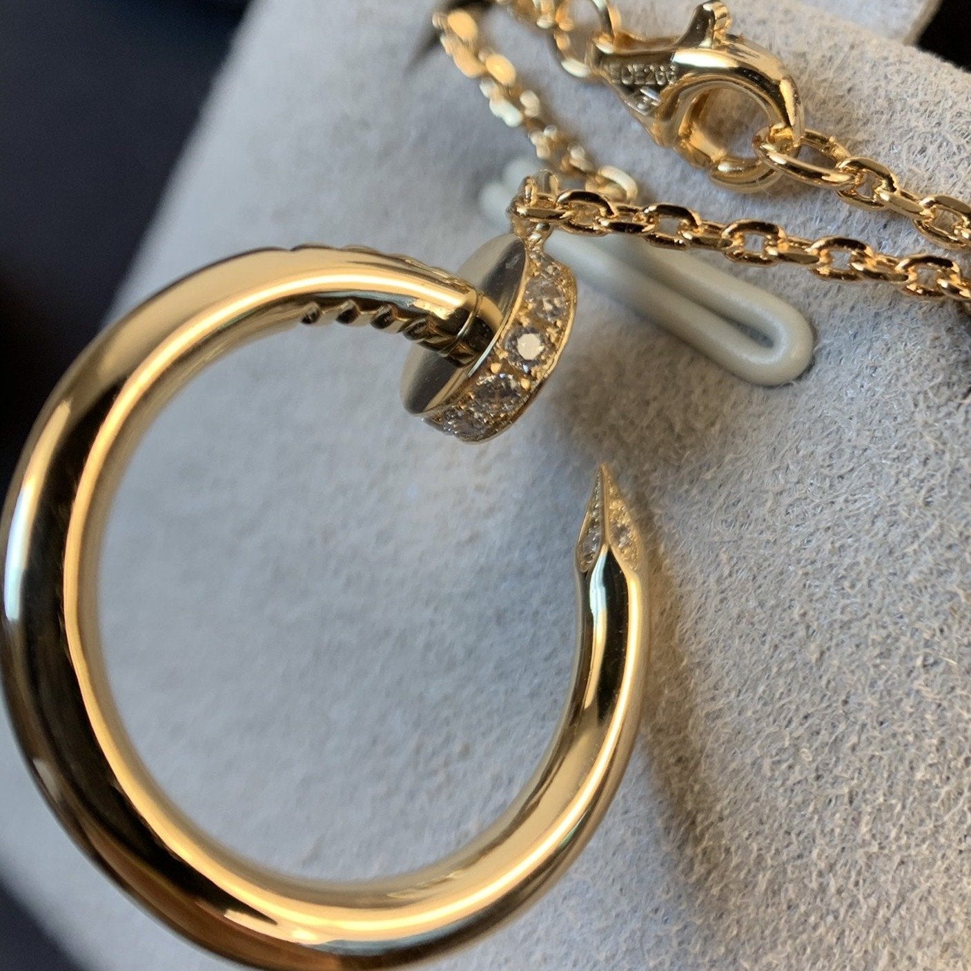[Vellora Opalyn]JUSTE NECKLACE PINK GOLD