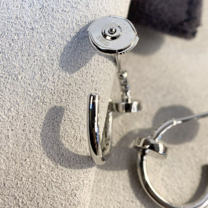[Vellora Opalyn]JUSTE EARRINGS SILVER