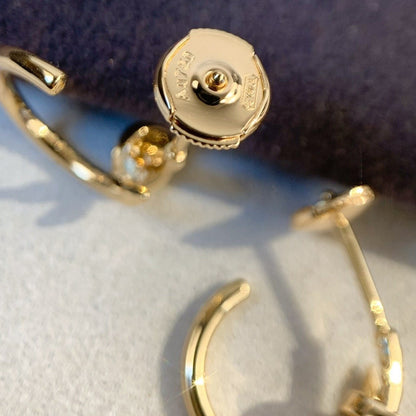 [Vellora Opalyn]JUSTE EARRINGS PINK GOLD