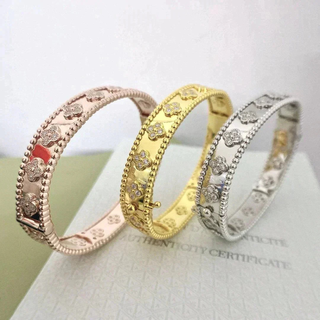 [Vellora Opalyn]CLOVER BRACELET 8MM DIAMONDS