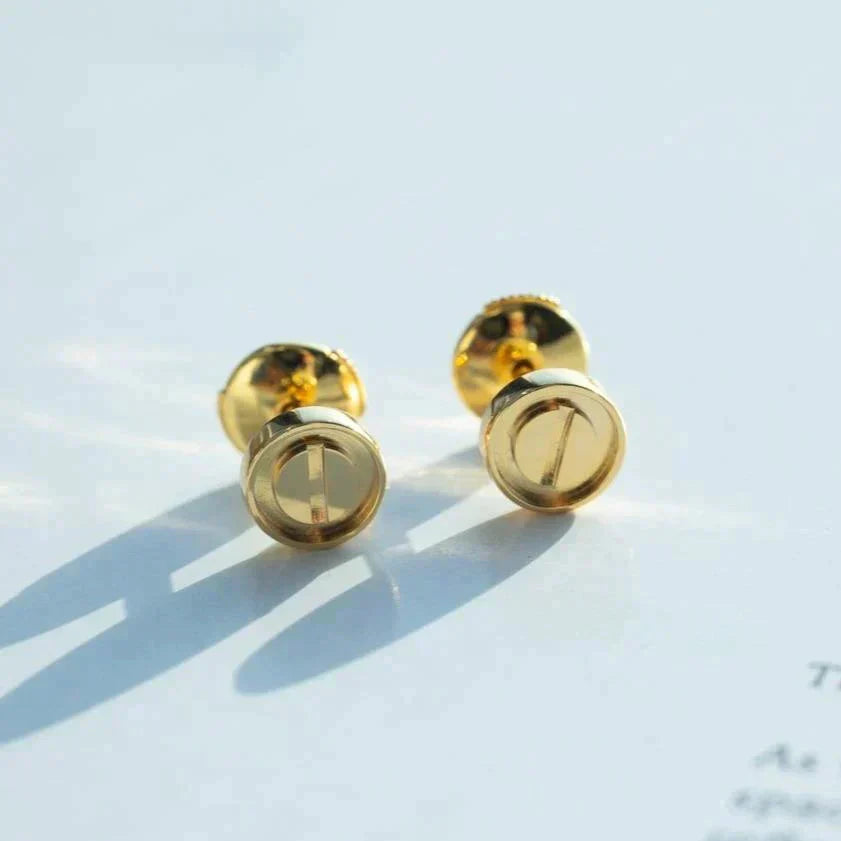 [Vellora Opalyn]LOVE EARRINGS GOLD 10MM