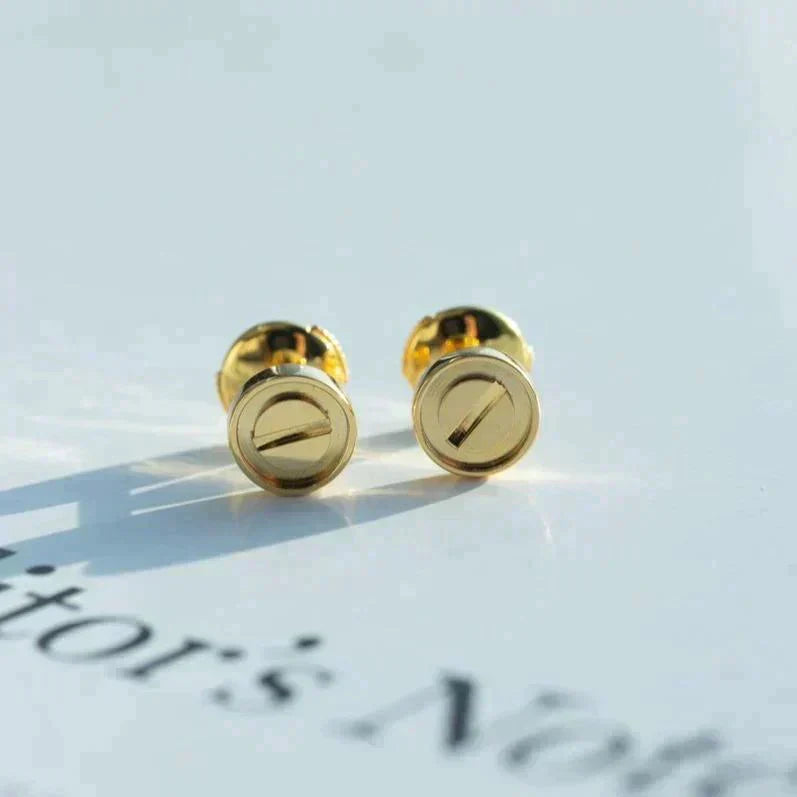 [Vellora Opalyn]LOVE EARRINGS GOLD 10MM
