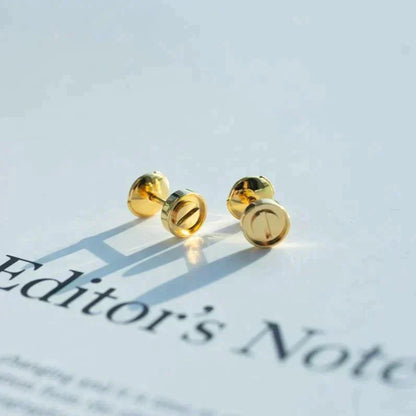 [Vellora Opalyn]LOVE EARRINGS GOLD 10MM