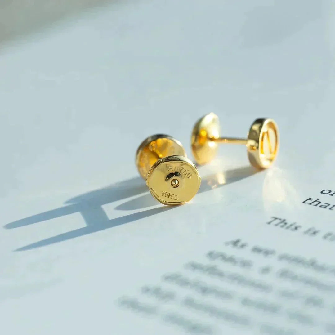 [Vellora Opalyn]LOVE EARRINGS GOLD 10MM