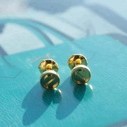 [Vellora Opalyn]LOVE EARRINGS GOLD 10MM