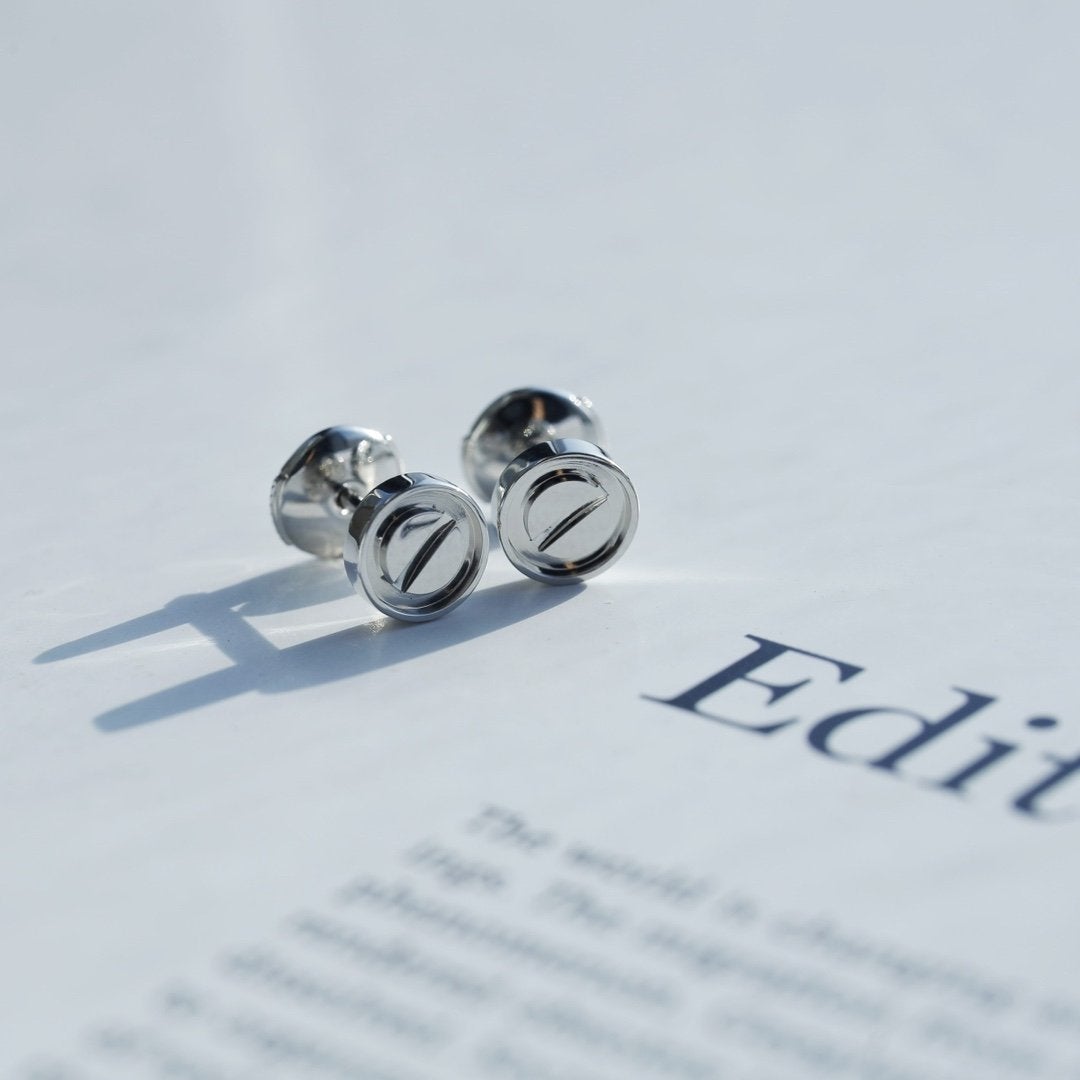 [Vellora Opalyn]LOVE EARRINGS SILVER 10MM