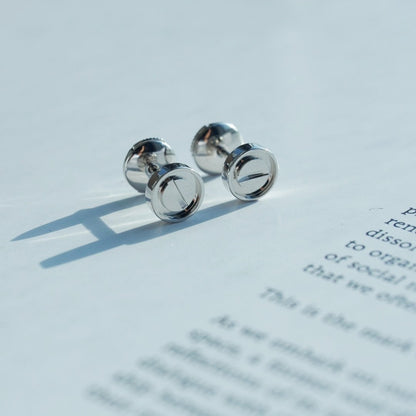 [Vellora Opalyn]LOVE EARRINGS SILVER 10MM