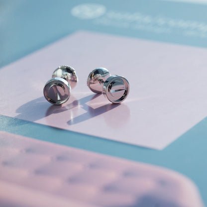 [Vellora Opalyn]LOVE EARRINGS SILVER 10MM