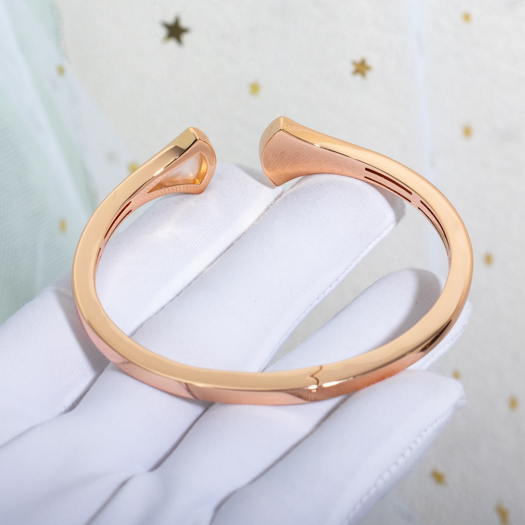 [Vellora Opalyn]DREAM BRACELET OPEN PINK GOLD MOP DIAMOND