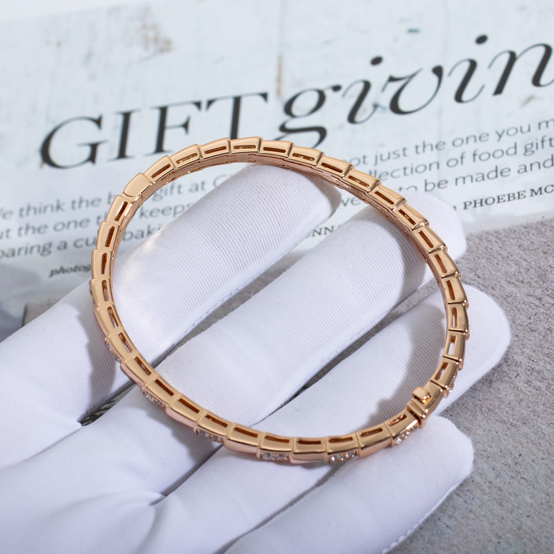 [Vellora Opalyn]SERPENTI BRACELET PINK GOLD DIAMOND