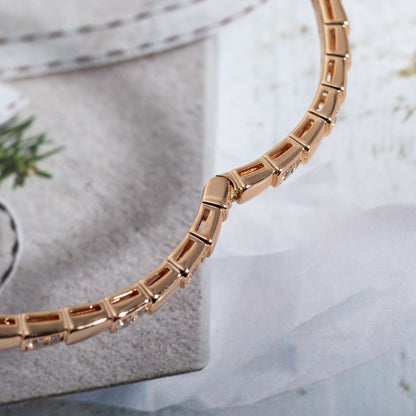 [Vellora Opalyn]SERPENTI SMALL BRACELET PINK GOLD DIAMOND