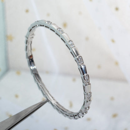[Vellora Opalyn]SERPENTI BRACELET SILVER DIAMOND