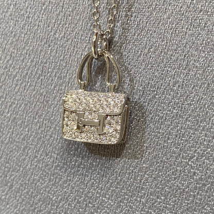 [Vellora Opalyn]CONSTANCE PEDANT DIAMOND NECKLACE