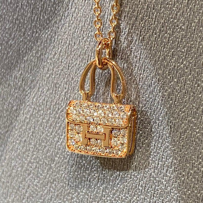 [Vellora Opalyn]CONSTANCE PEDANT DIAMOND NECKLACE