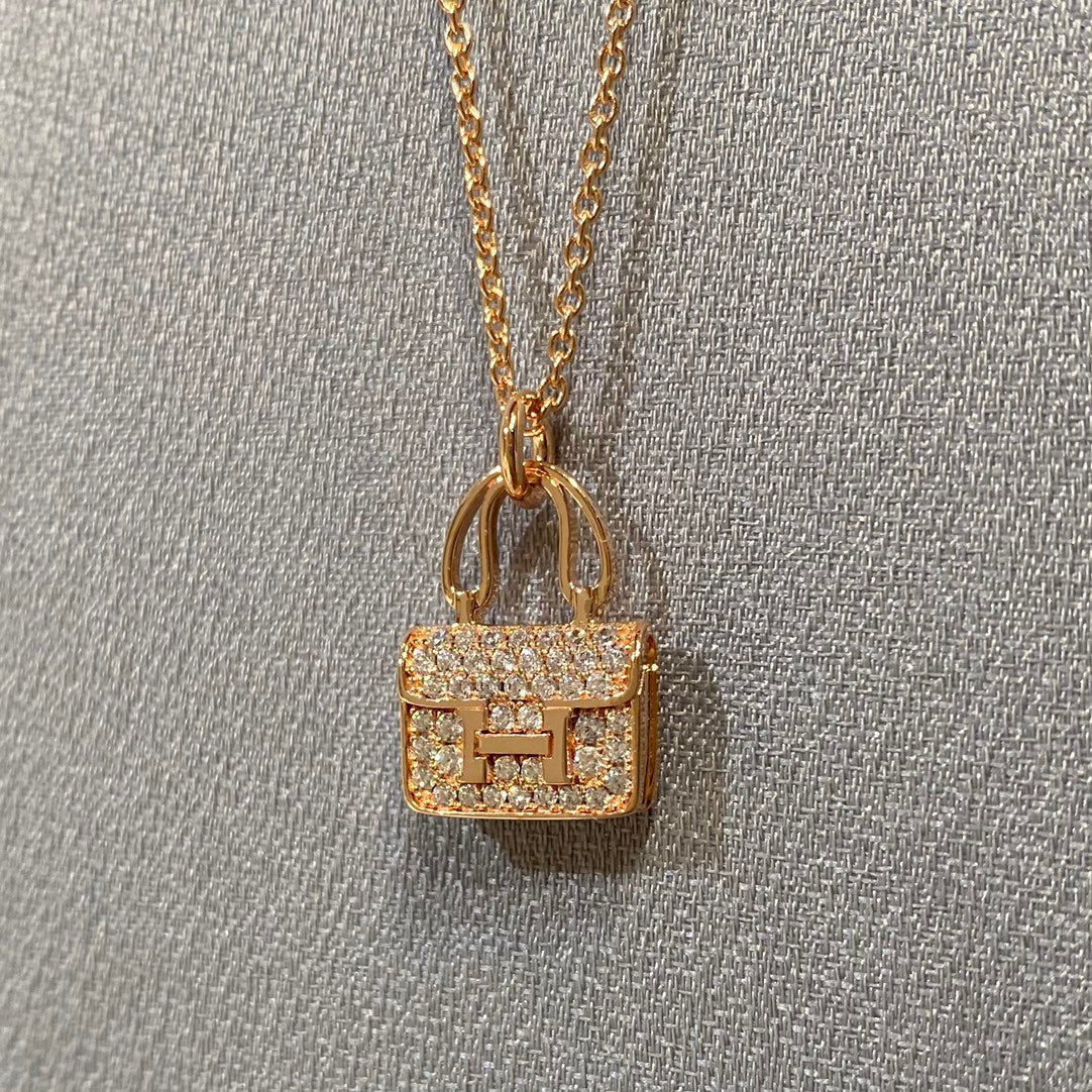 [Vellora Opalyn]CONSTANCE PEDANT DIAMOND NECKLACE