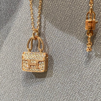 [Vellora Opalyn]CONSTANCE PEDANT DIAMOND NECKLACE