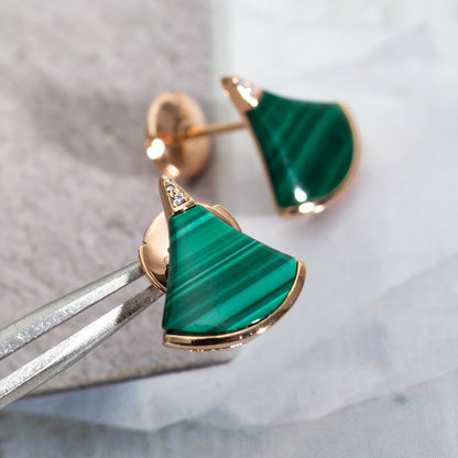 [Vellora Opalyn]DIVAS DREAM EARRINGS PINK GOLD