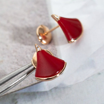 [Vellora Opalyn]DIVAS DREAM EARRINGS PINK GOLD