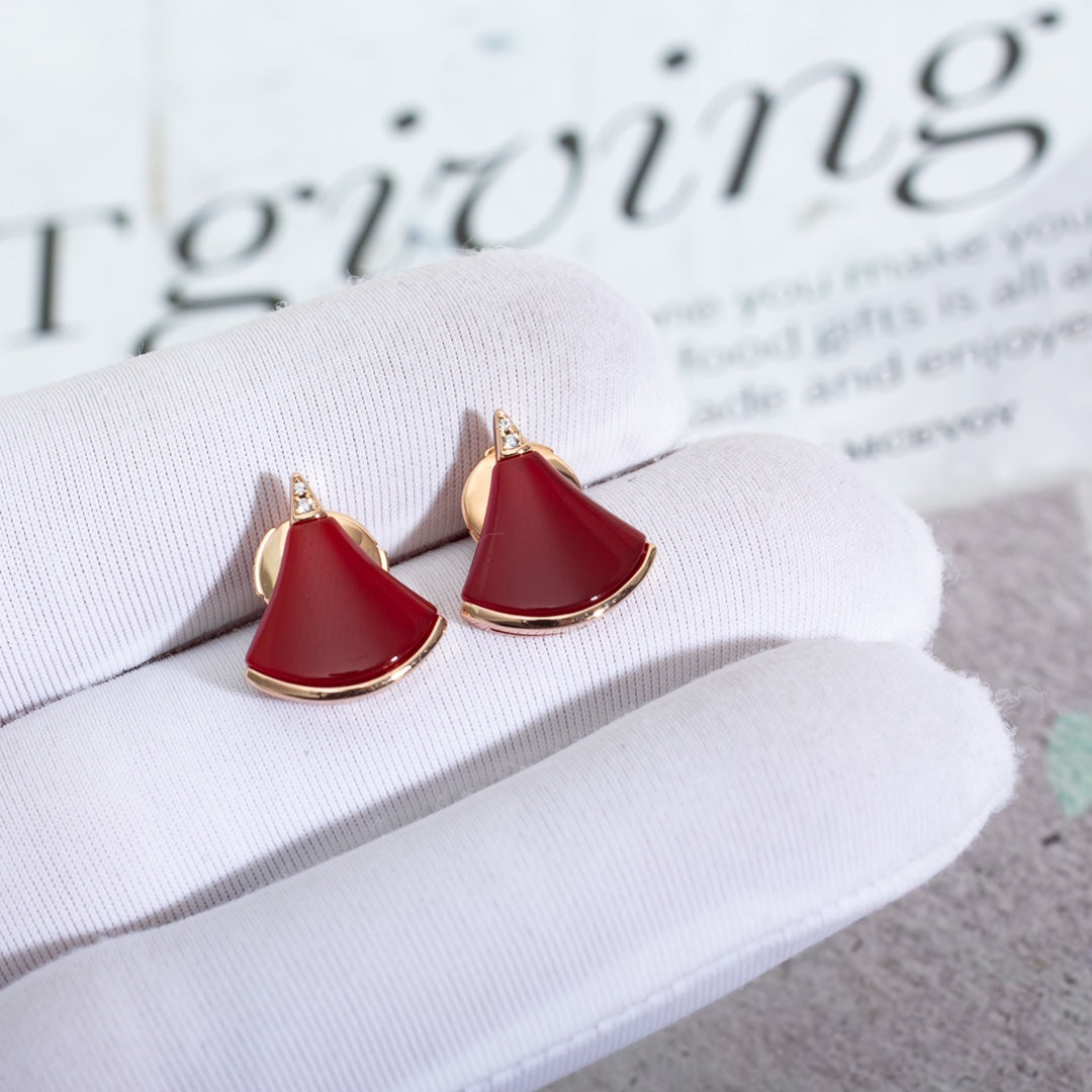 [Vellora Opalyn]DIVAS DREAM EARRINGS PINK GOLD