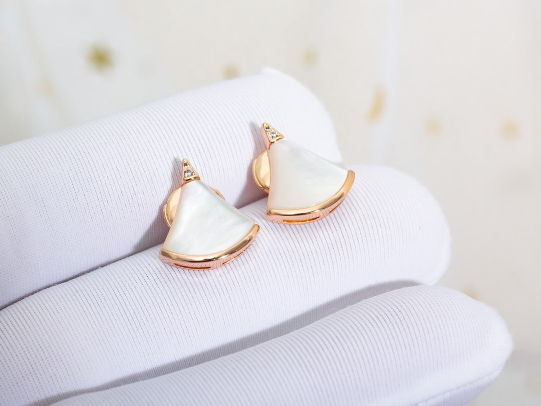 [Vellora Opalyn]DIVAS DREAM EARRINGS PINK GOLD