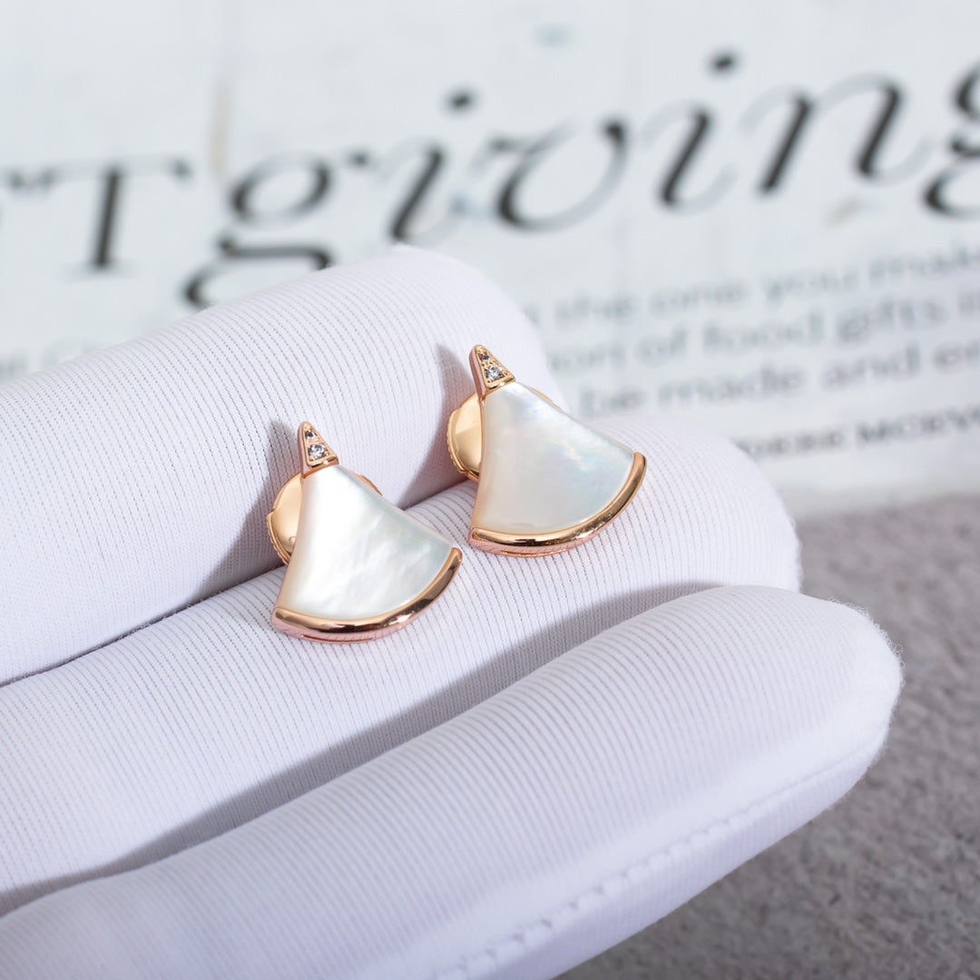 [Vellora Opalyn]DIVAS DREAM EARRINGS PINK GOLD
