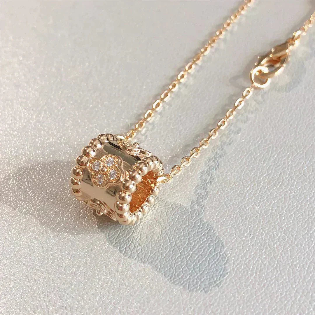 [Vellora Opalyn]PERLEE PEDANT NECKLACE GOLD / ROSE GOLD