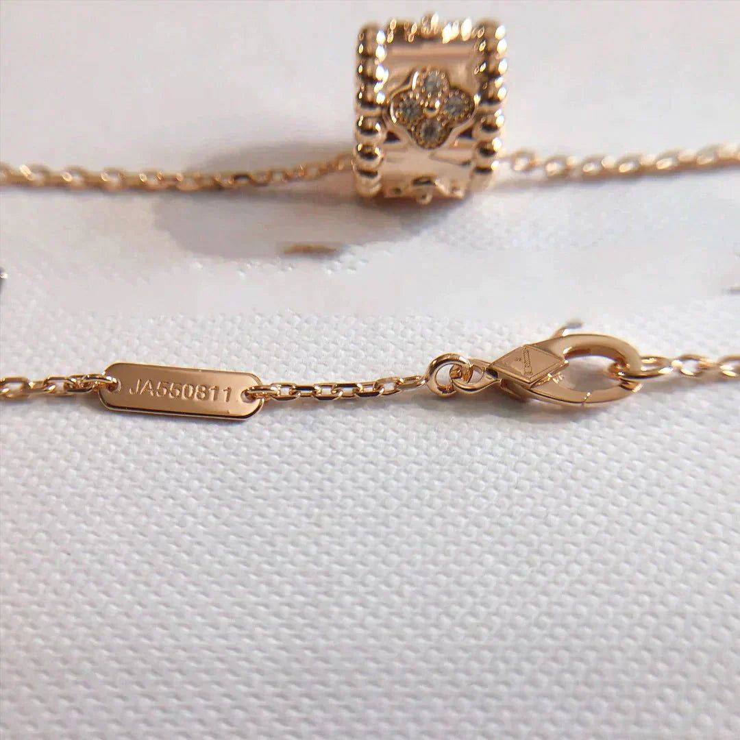 [Vellora Opalyn]PERLEE PEDANT NECKLACE GOLD / ROSE GOLD